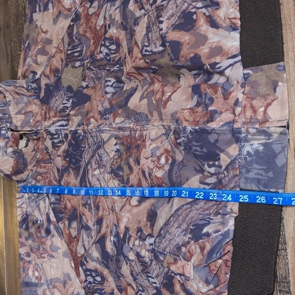 VTG Woolrich Mossy Oak Lightweight Fall Camo Bomber Jacket Size XL Outdoor Guide - Picture 11 of 11